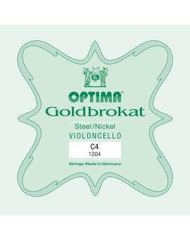 "Cuerda cello Optimar Goldbrokat 1204 4ª Do Medium"