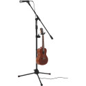 Soporte para mandolina/ukulélé tipo clamp para pie de micro