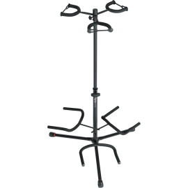 Soporte triple para guitarra con protecc