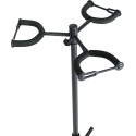 Soporte triple para guitarra con protección de goma
