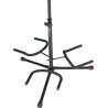 Soporte triple para guitarra con protección de goma