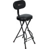 Taburete con soporte para guitarra