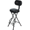 Taburete con soporte para guitarra