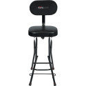 Taburete con soporte para guitarra