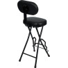 Taburete con soporte para guitarra