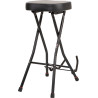 Taburete con soporte para guitarra