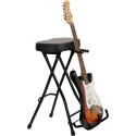 Taburete con soporte para guitarra