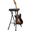 Taburete con soporte para guitarra