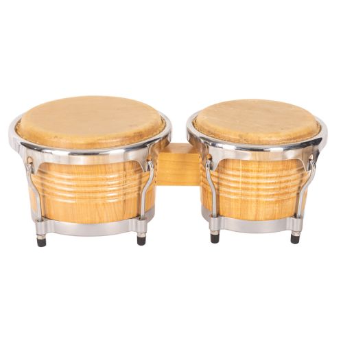 BONGO JINBAO CON PARCHES DE PIEL DE 7,5" x 8,5