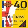 JUEGO DE CUERDAS ROTOSOUND PARA BAJO 40-100