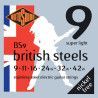 JUEGO DE CUERDAS ROTOSOUND PARA GUITARRA ELÉCTRICA BRITISH STEELS 9-42