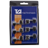 CLAVIJERO PARA GUITARRA ACÚSTICA/ELÉCTRICA 6 EN LINEA