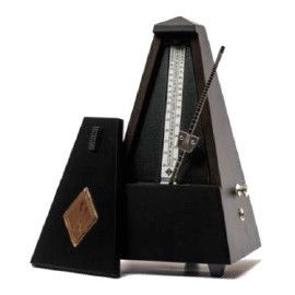 METRÓNOMO DE PIRÁMIDE WITTNER NEGRO MW816M