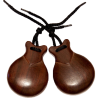 CASTAÑUELAS JALE DE IMITACIÓN BUBINGA NATURAL DEL Nº 6