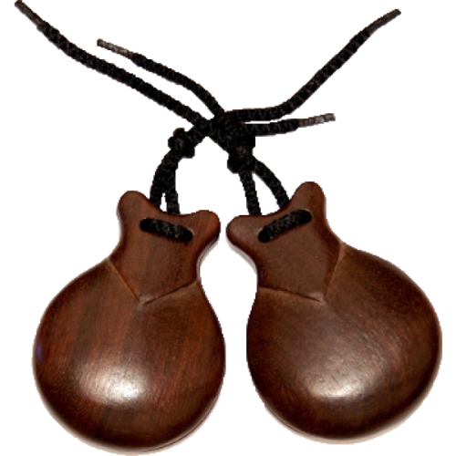 CASTAÑUELAS JALE DE IMITACIÓN BUBINGA NATURAL DEL Nº 7