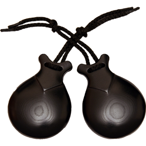 CASTAÑUELAS JALE DE TELA NEGRA DEL Nº 7
