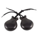 CASTAÑUELAS JALE FIBRA NEGRA VETA ROJA Nº6