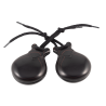 CASTAÑUELAS JALE FIBRA NEGRA VETA ROJA Nº6