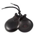 CASTAÑUELAS JALE FIBRA NEGRA VETA ROJA Nº6