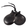 CASTAÑUELAS JALE FIBRA NEGRA VETA ROJA Nº6