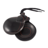 CASTAÑUELAS JALE FIBRA NEGRA VETA ROJA Nº7