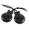 CASTAÑUELAS JALE FIBRA NEGRA VETA ROJA Nº8