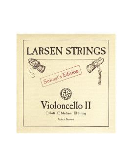 Cuerda cello Larsen 2ª Re Soloist's Ed Strong 4/4