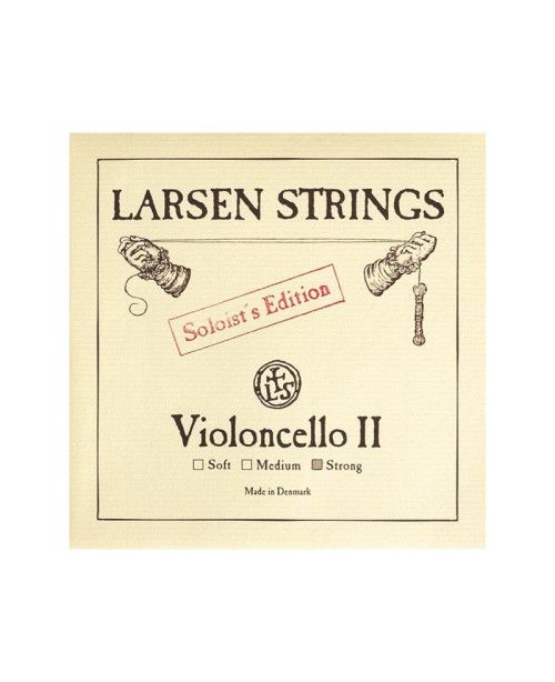Cuerda cello Larsen 2ª Re Soloist's Ed Strong 4/4