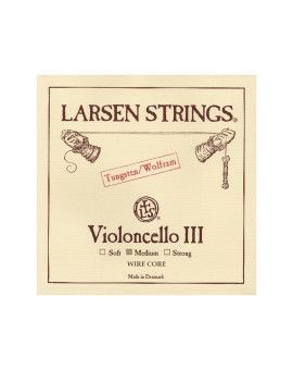 "Cuerda cello Larsen 3ª Sol wire core Strong"