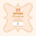 Cuerda cello Optima Protos 1211 1ª La Medium 1/2