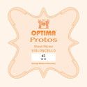 "Cuerda cello Optima Protos 1212 2ª Re Medium"