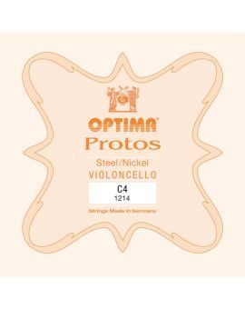 "Cuerda cello Optima Protos 1214 4ª Do Medium"