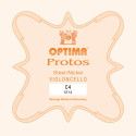 Cuerda cello Optima Protos 1214 4ª Do Medium 3/4