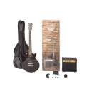 PACK DE GUITARRA ELÉCTRICA DAYTONA TIPO LES PAUL NEGRO