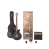 PACK DE GUITARRA ELÉCTRICA DAYTONA TIPO LES PAUL NEGRO