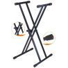 SOPORTE DE TECLADO DOBLE ADMIRA KS010