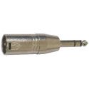 ADAPTADOR XLR MACHO-JACK STEREO 1/4