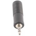 ADAPTADOR JACK STEREO 1/4 HEMBRA-MINI JACK STEREO 3,5 MM A093