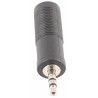 ADAPTADOR JACK STEREO 1/4 HEMBRA-MINI JACK STEREO 3,5 MM A093