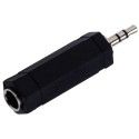 ADAPTADOR JACK STEREO 1/4 HEMBRA-MINI JACK STEREO 3,5 MM A093