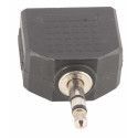ADAPTADOR DUAL MINIJACK STEREO 3,5 MM HEMBRA X 2 - MINIJACK STEREO 3,5 MM A107