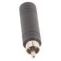 ADAPTADOR JACK MONO 1/4 HEMBRA RCA A091