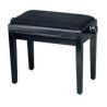 BANQUETA REGULABLE PARA PIANO NEGRO BRILLO