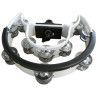PANDERETA MEDIA LUNA PARA SOPORTE BLANCA