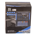 MESA DE MEZCLAS EK AUDIO AMPLIFICADA Y CON EFECTOS KW04A