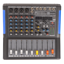 MESA DE MEZCLAS EK AUDIO AMPLIFICADA Y CON EFECTOS KW06A