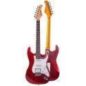  GUITARRA ELÉCTRICA PRODIPE SERIE ST83-RA STRATOCASTER ROJA