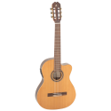 GUITARRA CLÁSICA ADMIRA VIRTUOSO ELECTRIFICADA FISHMAN CUERPO ESTRECHO CUTAWAY SERIE CONSERVATORIO
