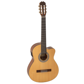 GUITARRA CLÁSICA ADMIRA ALBA 4/4 ELECTRIFICADA CON CUTAWAY SERIE INICIACIÓN BRILLO