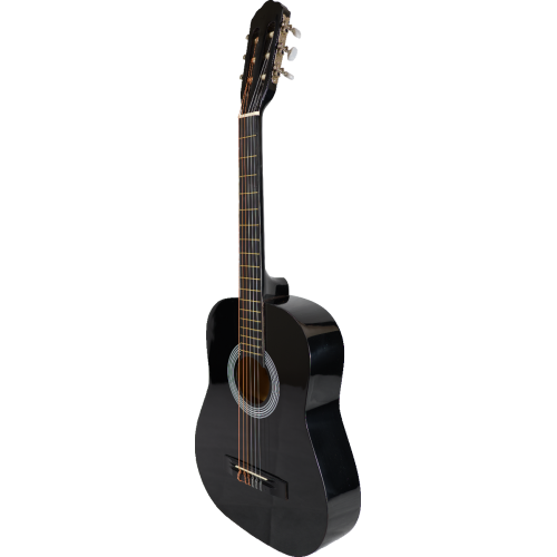 GUITARRA CLÁSICA ROCÍO C16 (3/4) TAMAÑO CADETE 90 CMS NEGRO